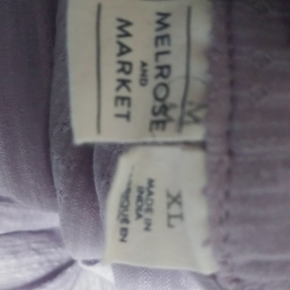 Melrose and Market XL Sleeveless Ruffle Frill Top Plus in Lavender - Picture 6 of 6